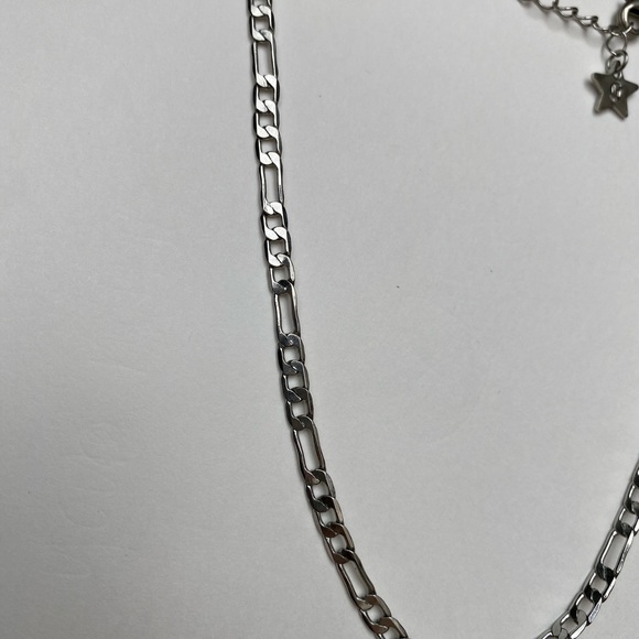 Silver Choker Chain Necklace - Picture 2 of 2